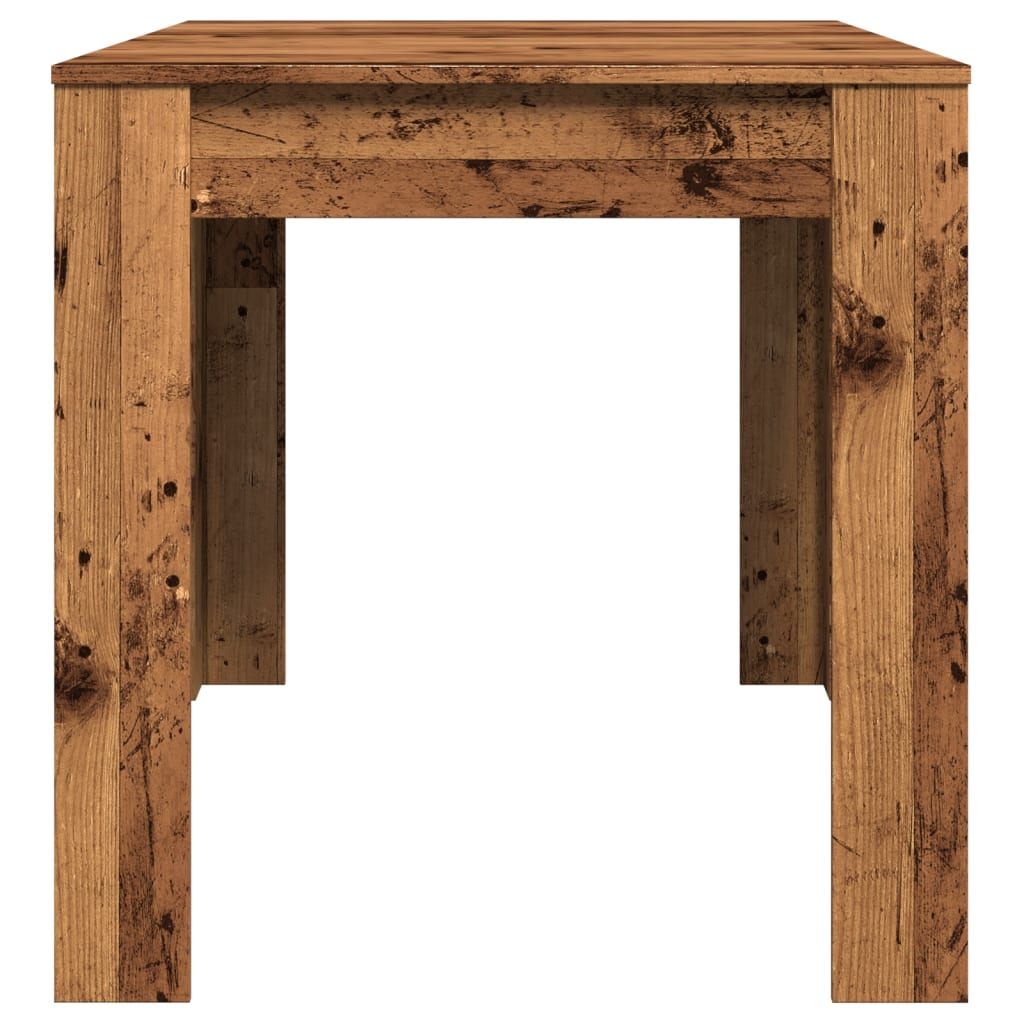 Mesa De Comedor Madera Ingeniería Envejecida 140x74,5x76 Cm_4