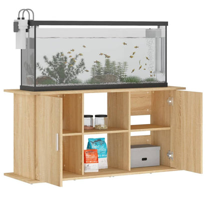 Vidaxl Soporte Para Acuario De Roble Sonoma 121x41x58 Cm De Madera De Ingeniería_3