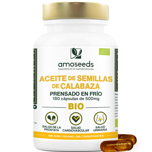 Aceite De Semillas De Calabaza Bio | 180 Cápsulas_0