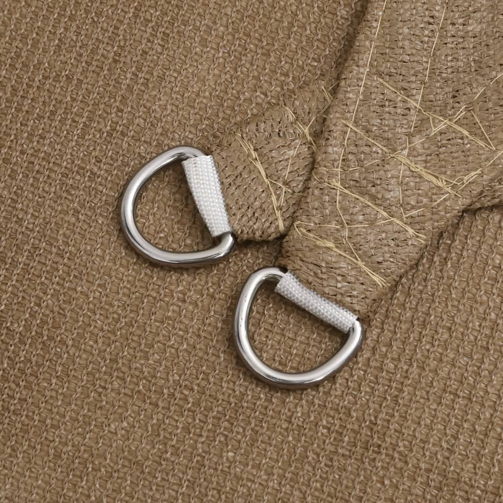 Toldo De Vela Hdpe Gris Taupe 160 G/m² 3x4 M_4