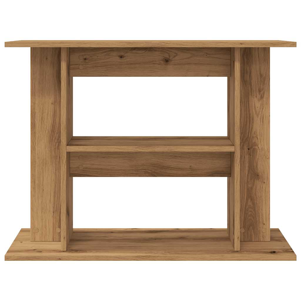 Vidaxl Soporte Para Acuario De Roble Artesanal, 80 X 35 X 60 Cm, Madera De Ingeniería_3
