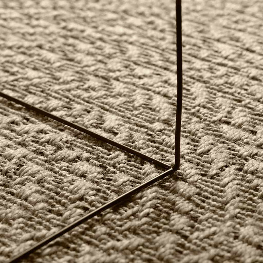 Vidaxl Alfombra Zizur Aspecto Yute Interior/exterior Beige 120x120 Cm_3