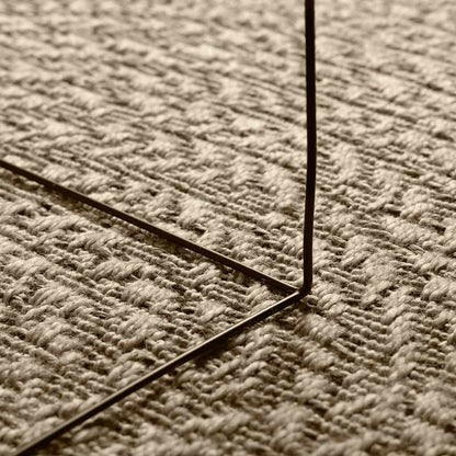 Vidaxl Alfombra Zizur Aspecto Yute Interior/exterior Beige 120x120 Cm_3