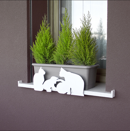 Soporte Jardinera Vasosicuro Pajaros Blanco_0