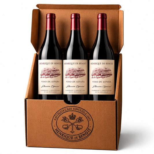 Vino Tinto Reserva 2020 Pack 3 Botellas 750 Ml | Tempranillo 45% Syrah 45%, Graciano 10% | 12 Meses Barrica + 5 Años_0
