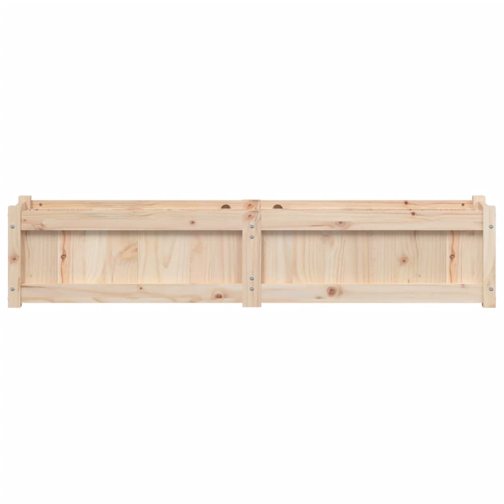 Jardinera De Madera Maciza De Pino 150x31x31 Cm_4