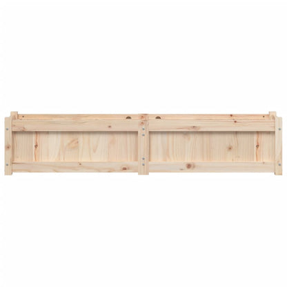 Jardinera De Madera Maciza De Pino 150x31x31 Cm_4