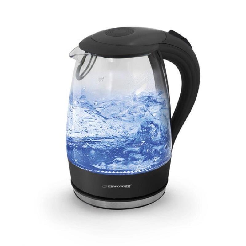Hervidor De Agua Esperanza Salto Angel Ekk011k (2200w 1.7l, Color Negro)_0
