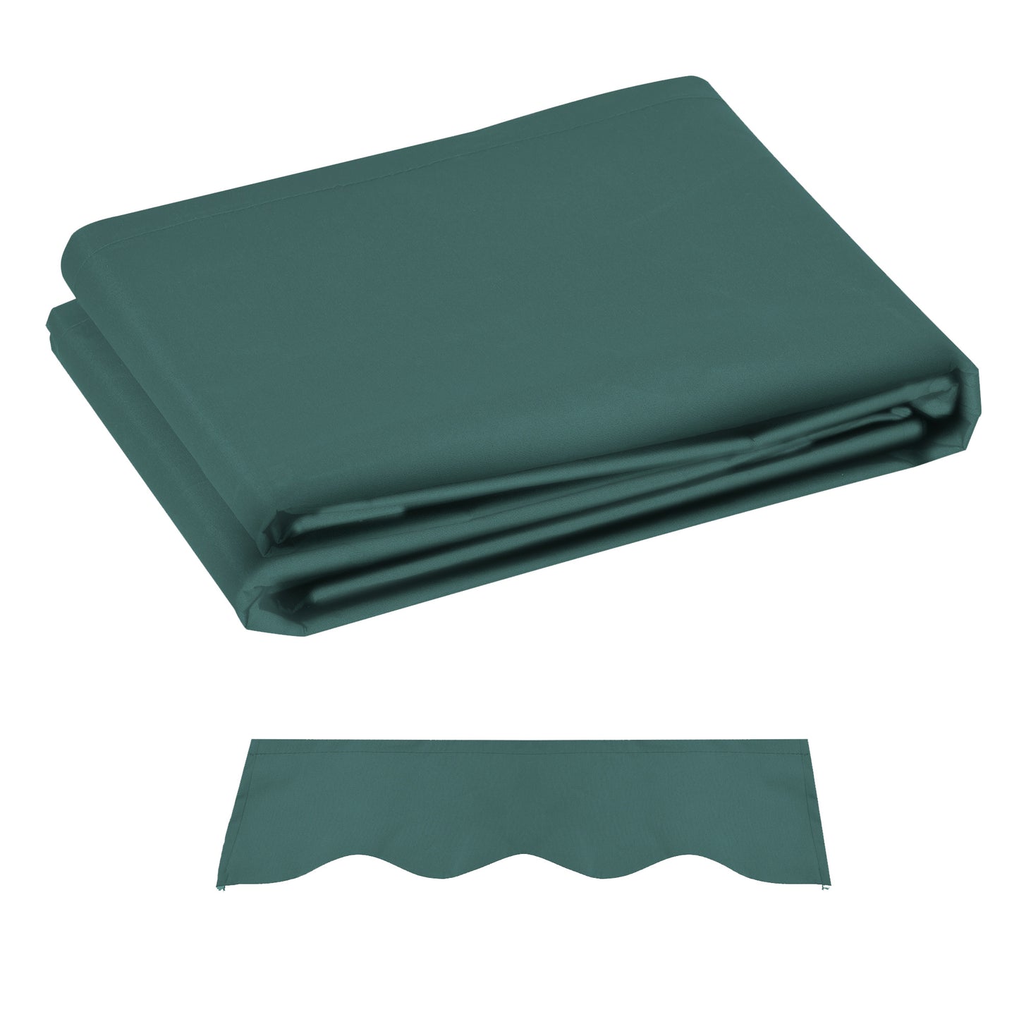 Outsunny Techo De Repuesto Para Toldo 282x250 Cm Con Protección Uv 50+ Verde_0