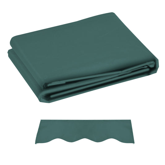 Outsunny Techo De Repuesto Para Toldo 282x250 Cm Con Protección Uv 50+ Verde_0