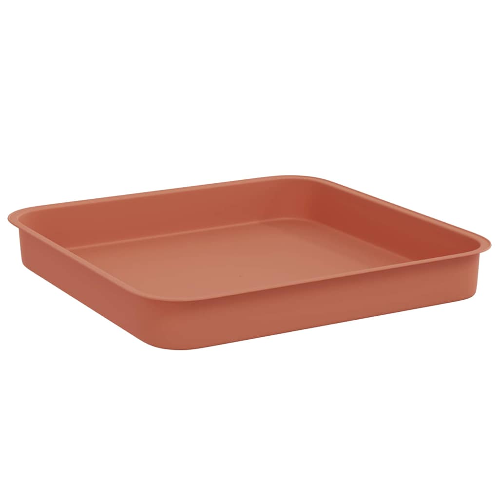 Bandeja Cuadrada Para Flores 24 Pcs Rojo Ladrillo_4