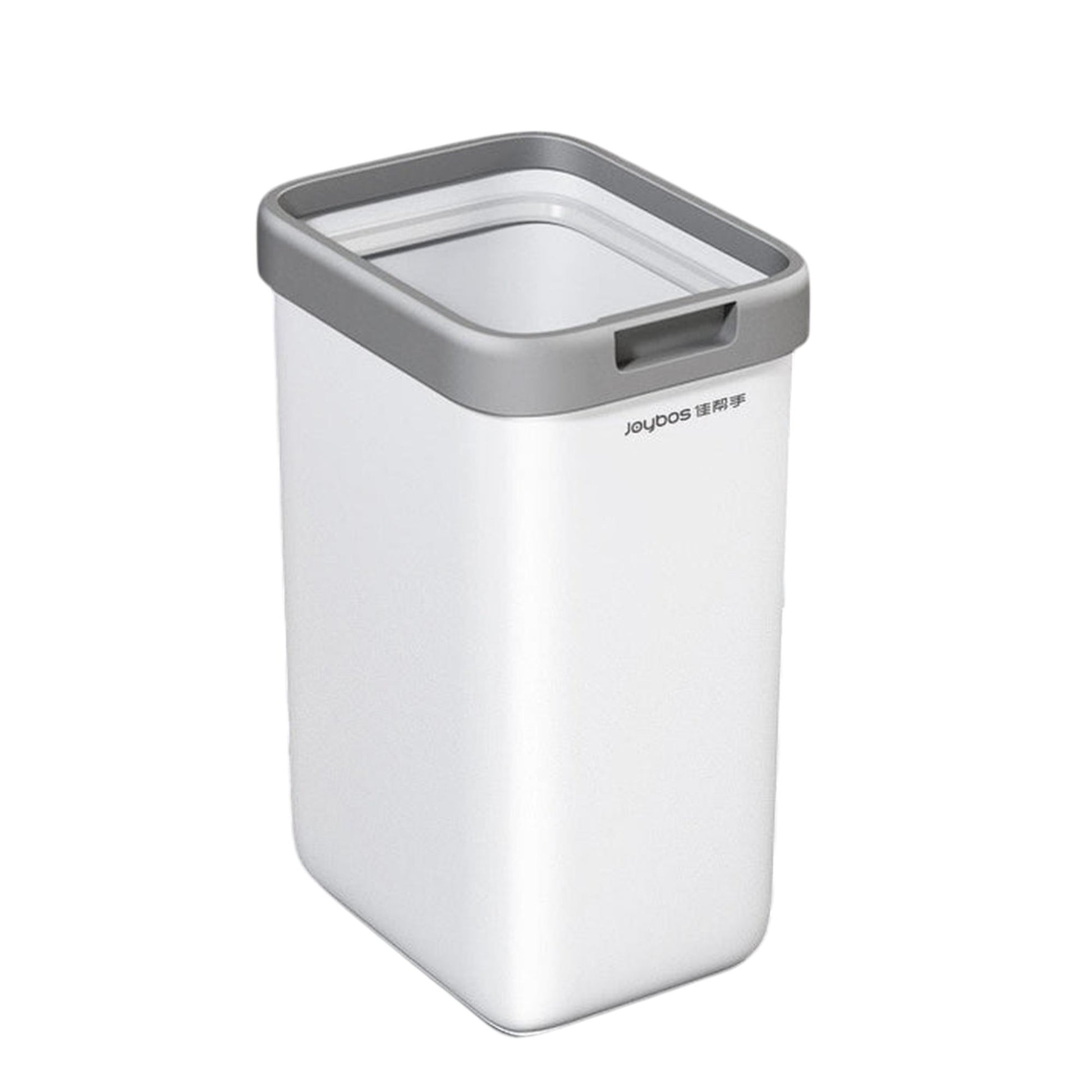 Joybos Cubo De Basura Con Soporte De Pared Abierto Blanco_0