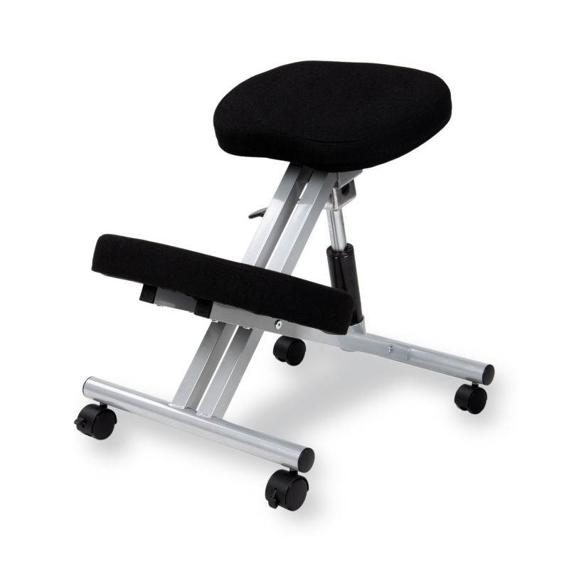 Silla Ergonómica Ergochair Negro Aluminio Madera, Negro, 42 X 60 X 65cm_0