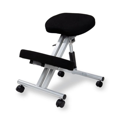 Silla Ergonómica Ergochair Negro Aluminio Madera, Negro, 42 X 60 X 65cm_0