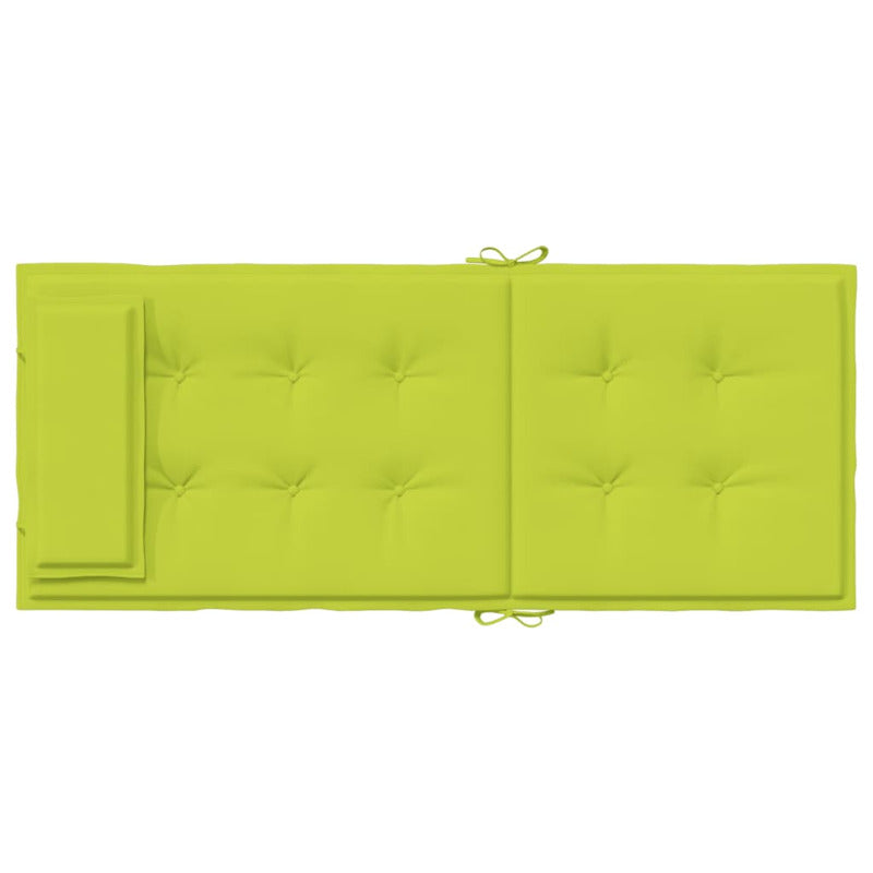 Vidaxl Cojines De Silla Respaldo Alto 6 Uds Tela Oxford Verde Brillo_5