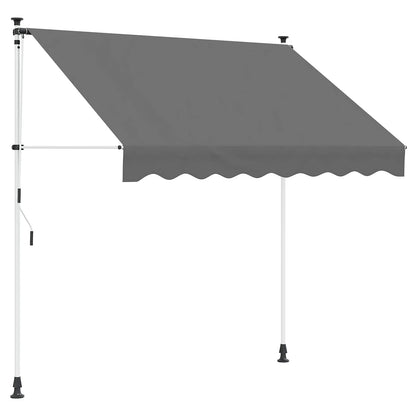 Toldo Retráctil Manual Gris Claro 300 Cm_1