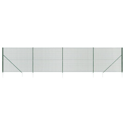 Cerca De Alambre Con Pinchos De Anclaje Verde 1,6x10 M / Vetonek_1