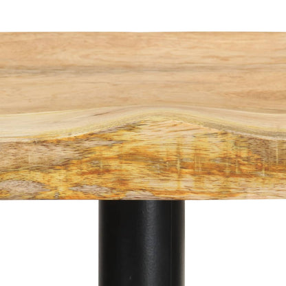 Taburetes De Cocina 2 Unidades Madera Maciza De Mango 52 Cm_3