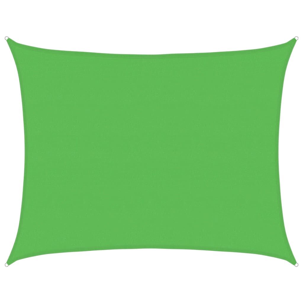 Vidaxl Toldo De Vela Hdpe Verde Claro 160 G/m² 6x8 M_0
