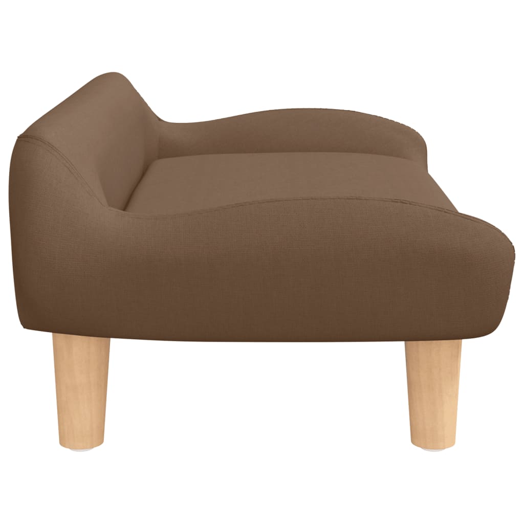 Cama Para Perros De Tela Marrón 70x40x24 Cm / Vetonek_1