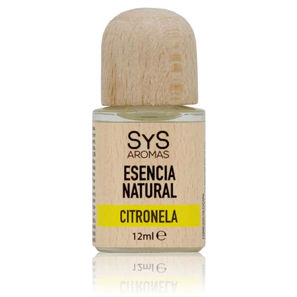 Esencia Natural De Citronela 12 Ml | Aroma Natural Antimosquitos | Aceite Aromático Cítrico | Ambiente Fresco Sys Aromas_0