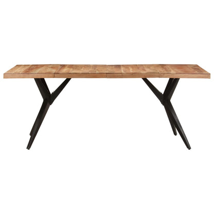 Mesa De Comedor Madera Maciza De Acacia 200x90x76 Cm_0