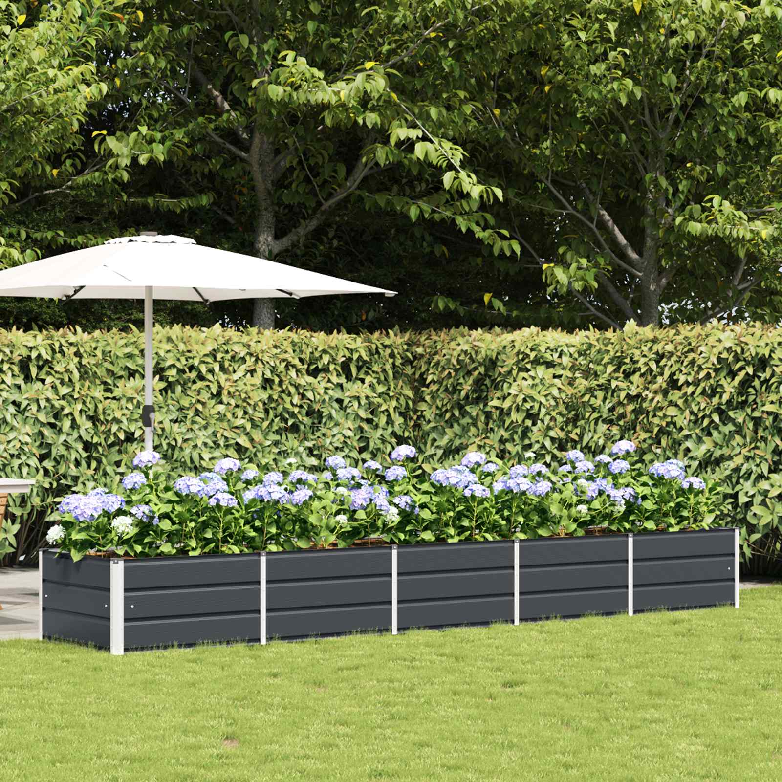 Jardinera Antracita 400 X 80 X 45 Cm Acero_1