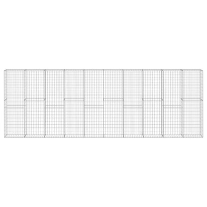 Muro De Gaviones Con Cubiertas Acero Galvanizado 600x30x200 Cm / Vetonek_4