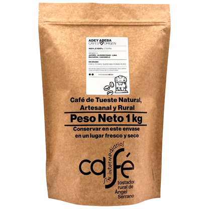 Cafe Sin Intermediarios Café Etiopía Adey En Grano Para Superautomática 1 Kg_0