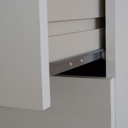 Zapatero Entrada Recibidor, Mueble Auxiliar Estrecho Zapatos, 2 Puertas, 1 Cajón 101x75x36 Cm, Briebe, Domus, Blanco