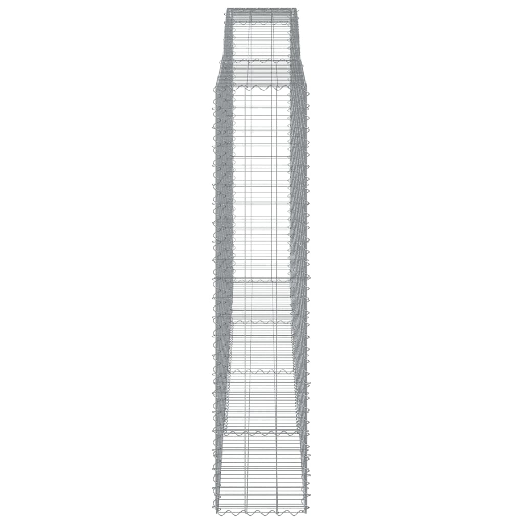 Cestas De Gaviones 6 Uds Forma De Arco Hierro 400x50x220/240 Cm_4
