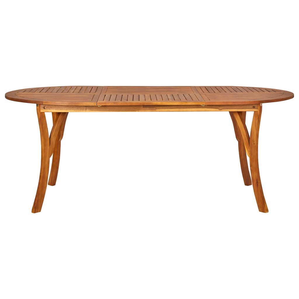 Juego De Comedor De Jardín 7 Piezas Marrón / Vetonek_5