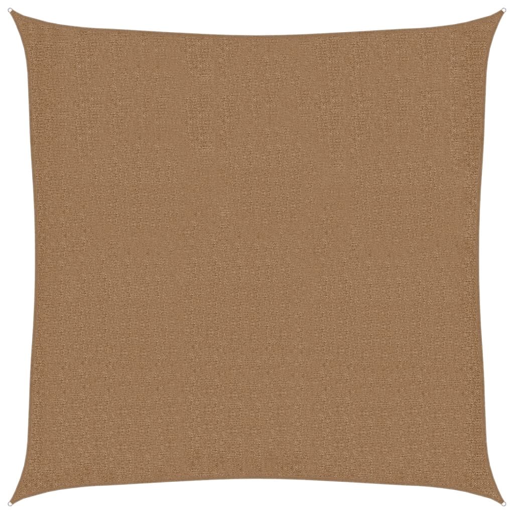 Vidaxl Toldo De Vela Hdpe Gris Taupe 160 G/m² 2,5x2,5 M_0