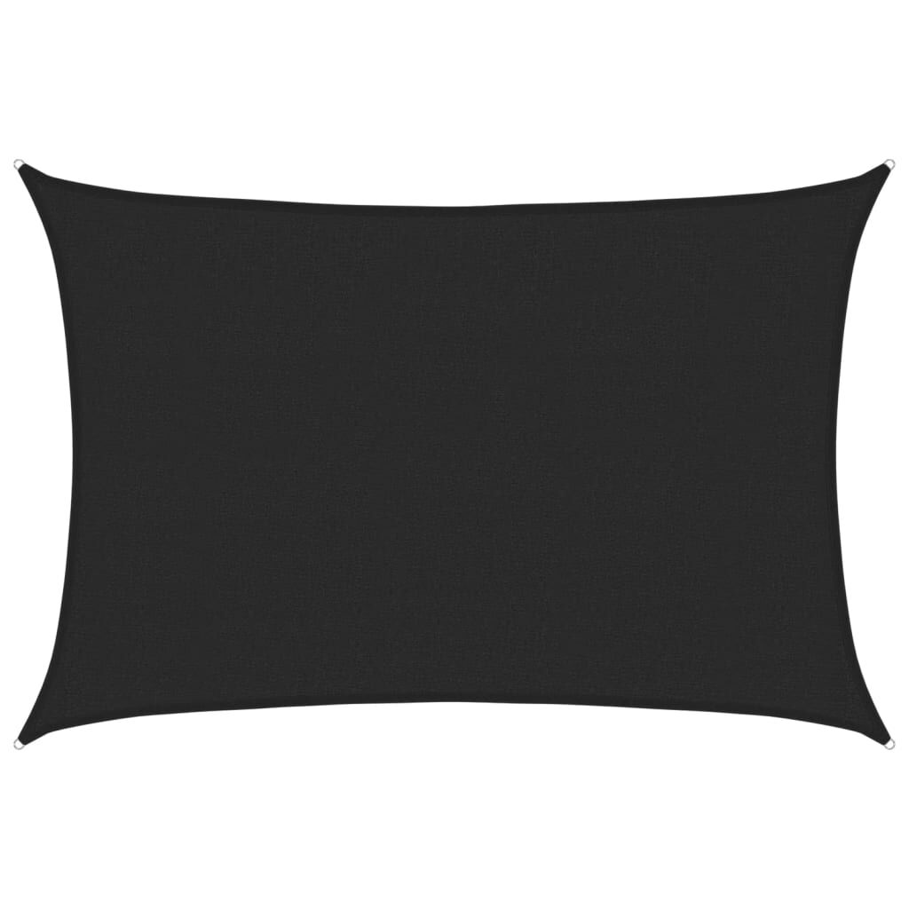 Vidaxl Toldo De Vela Hdpe Negro160 G/m² 2,5x3,5 M_0