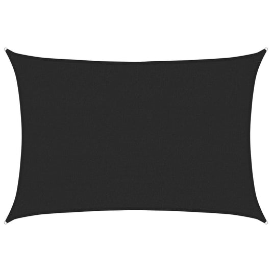 Vidaxl Toldo De Vela Hdpe Negro160 G/m² 2,5x3,5 M_0