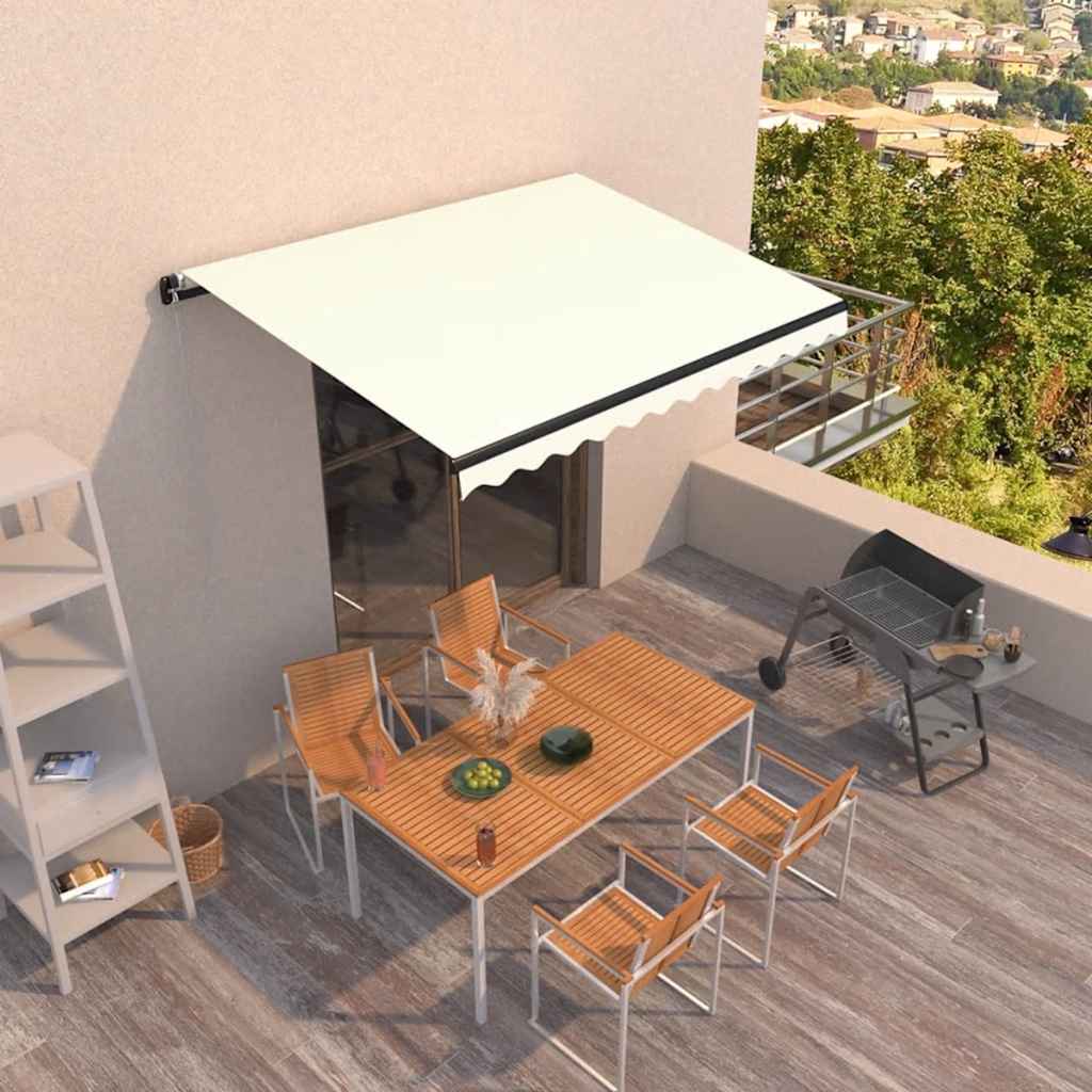Toldo Retráctil Manual Crema 350x250 Cm_1