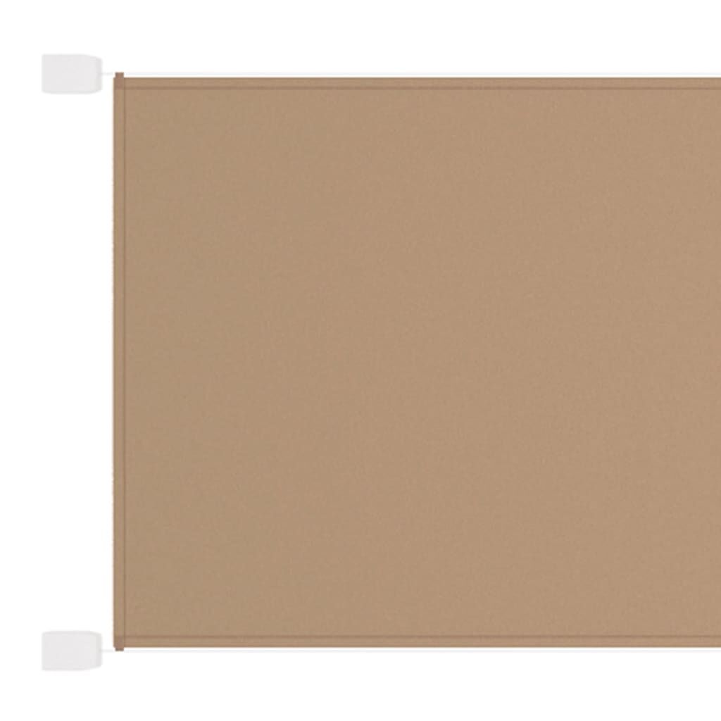 Vidaxl Toldo Vertical Tela Oxford Gris Taupé 100x800 Cm_0