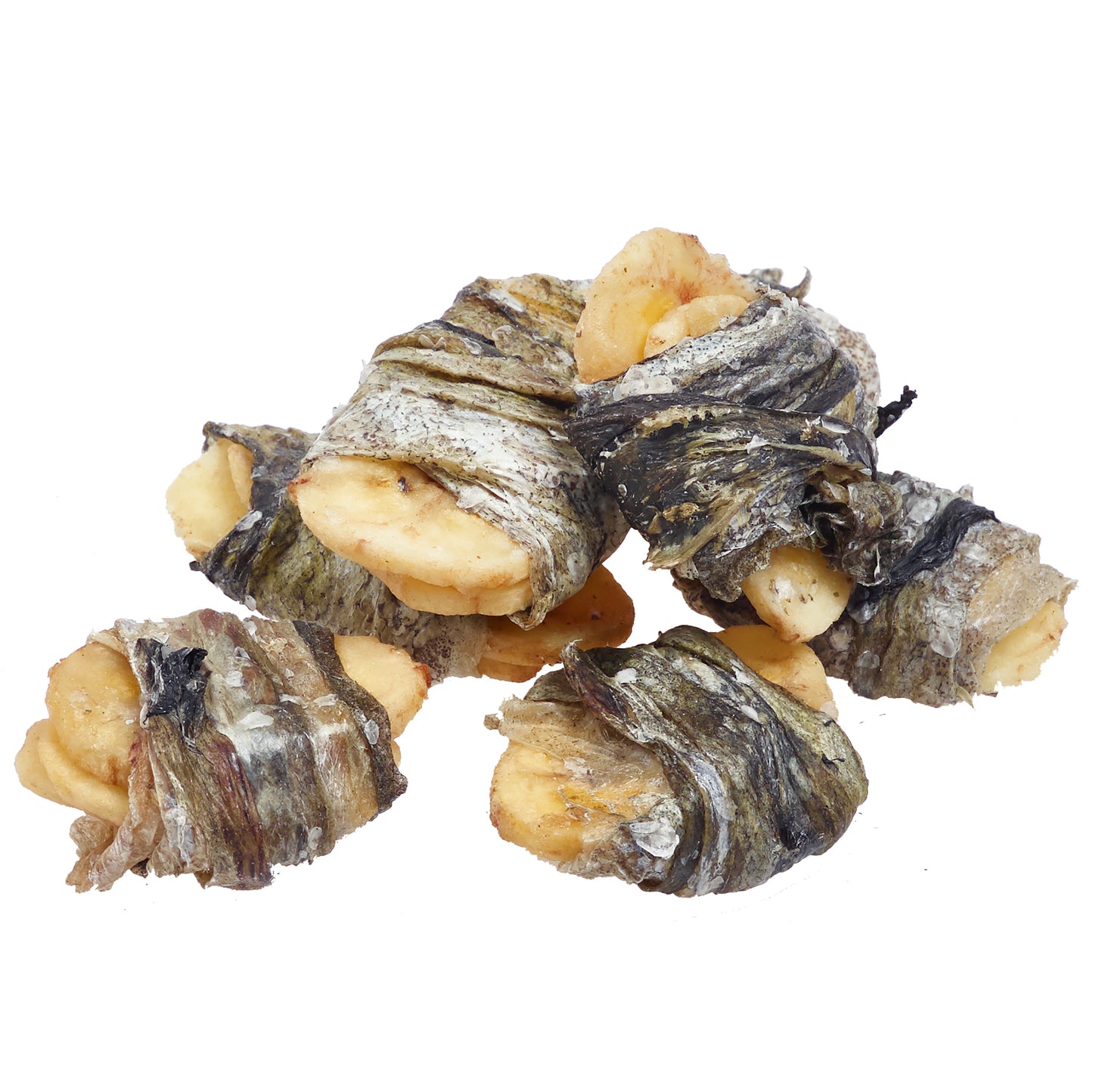 Fish4dogs Snack Natural Para Perros – Love Banana Con Pescado 100 G (pack De 10)