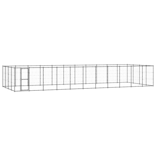 Vidaxl Perrera De Exterior De Acero 53,24 M²_0