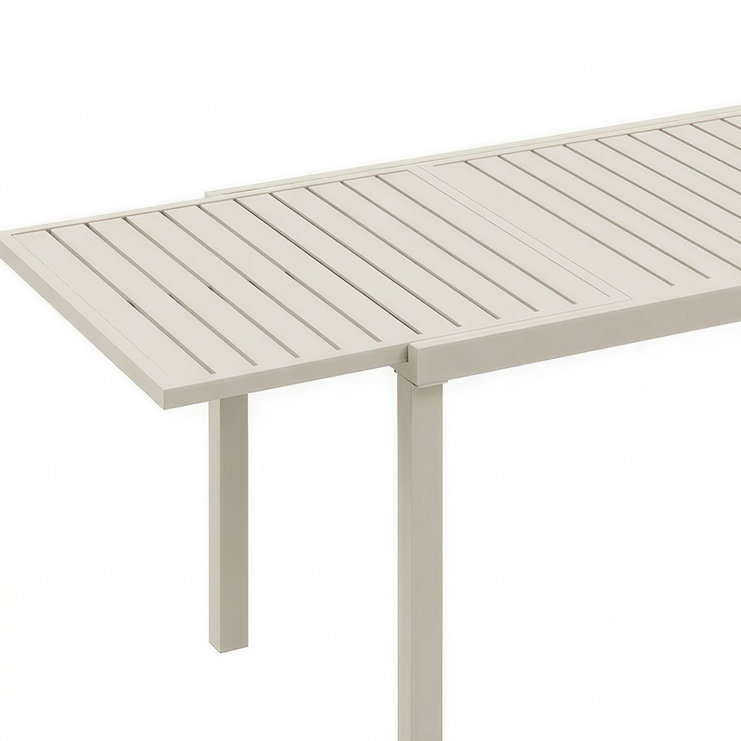 Outsunny Mesa De Jardín Extensible De Aluminio 150/225x85x75 Cm Blanco_4