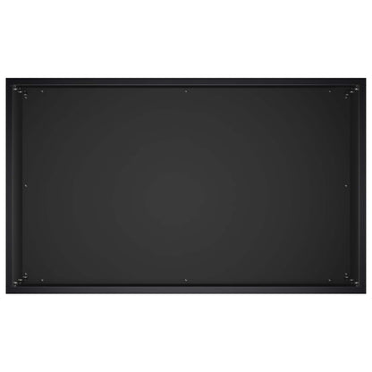 Macetero De Jardín Negro 50 X 30 X 40 Cm Acero Laminado En Frío_3