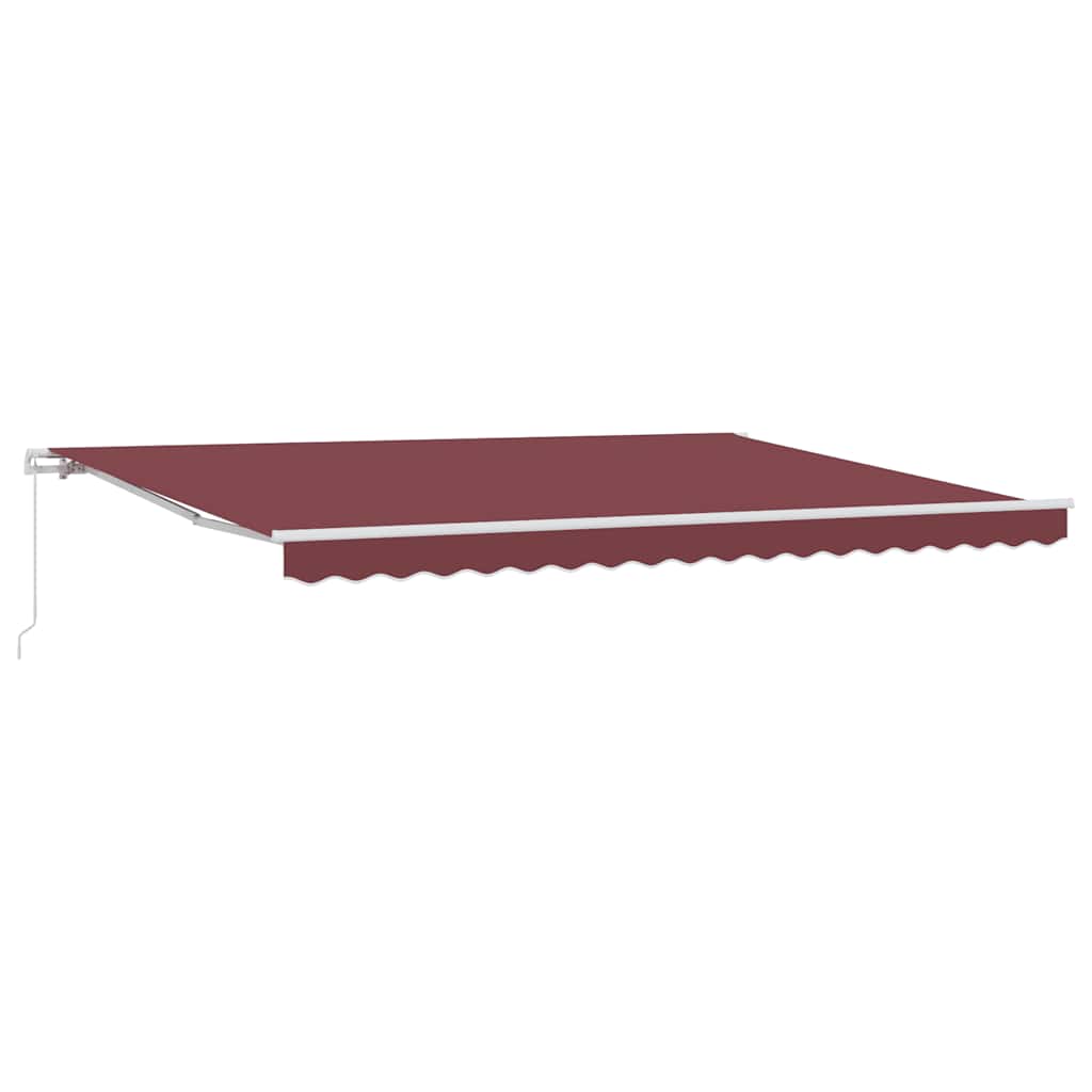 Toldo Retráctil Manual Burdeos 450x300 Cm_0