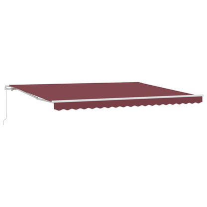Toldo Retráctil Manual Burdeos 450x300 Cm_0