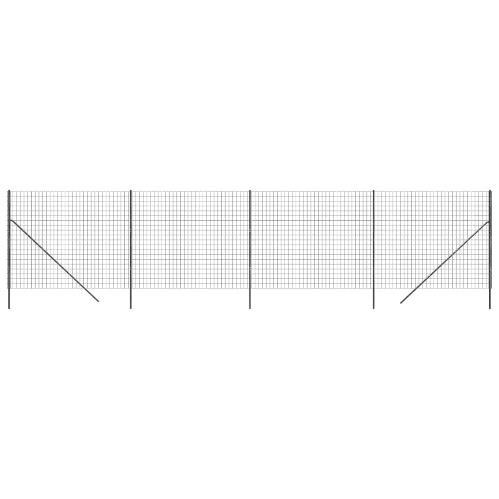 Cerca De Alambre De Acero Galvanizado Gris Antracita 1,6x10 M / Vetonek_2