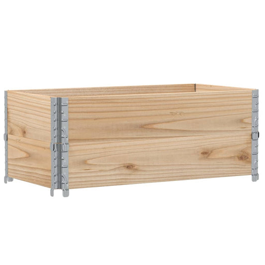 Jardinera De Madera Maciza De Pino 100x50 Cm_0