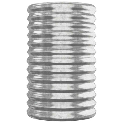 Jardinera Arriate Acero Galvanizado Plata 260x40x68 Cm_3