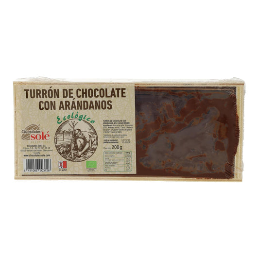 Turrón de Arándanos Eco Solé 200g