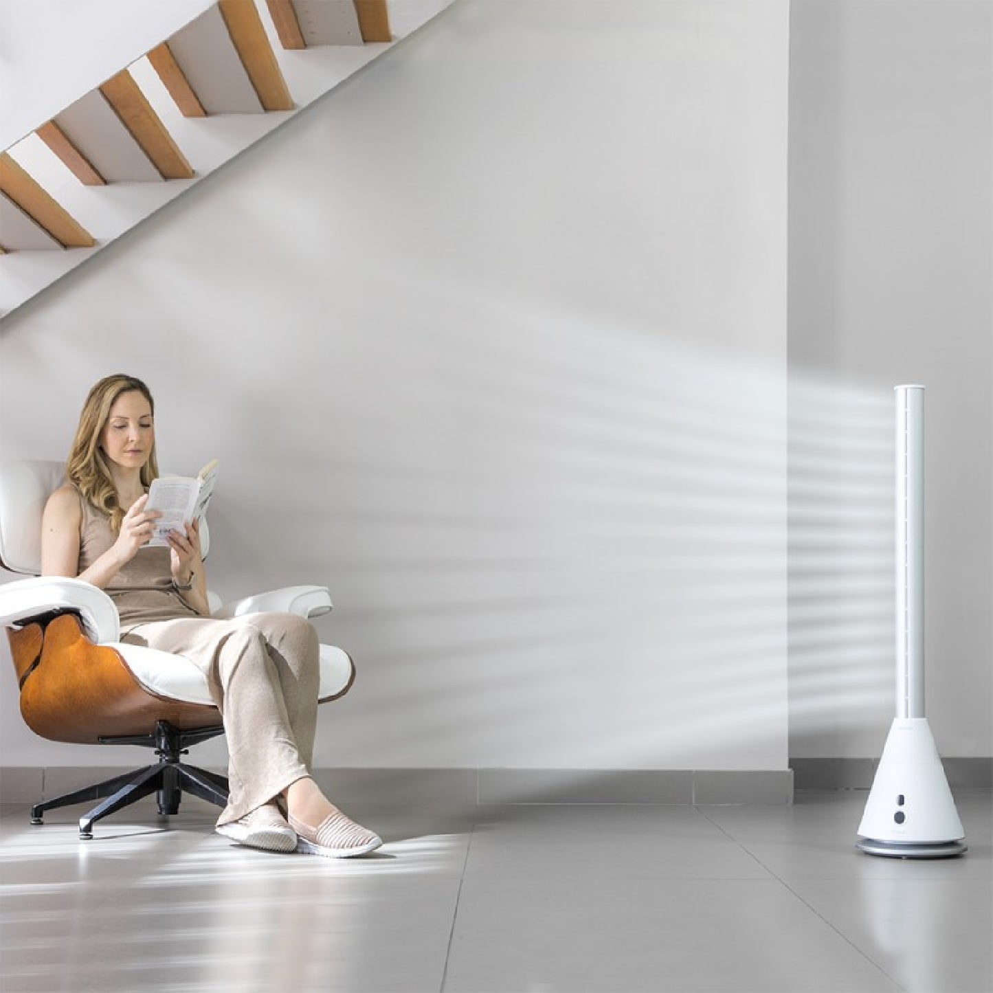Cecotec Ventilador De Torre Energysilence 9800 Skyline Bladeless White_3