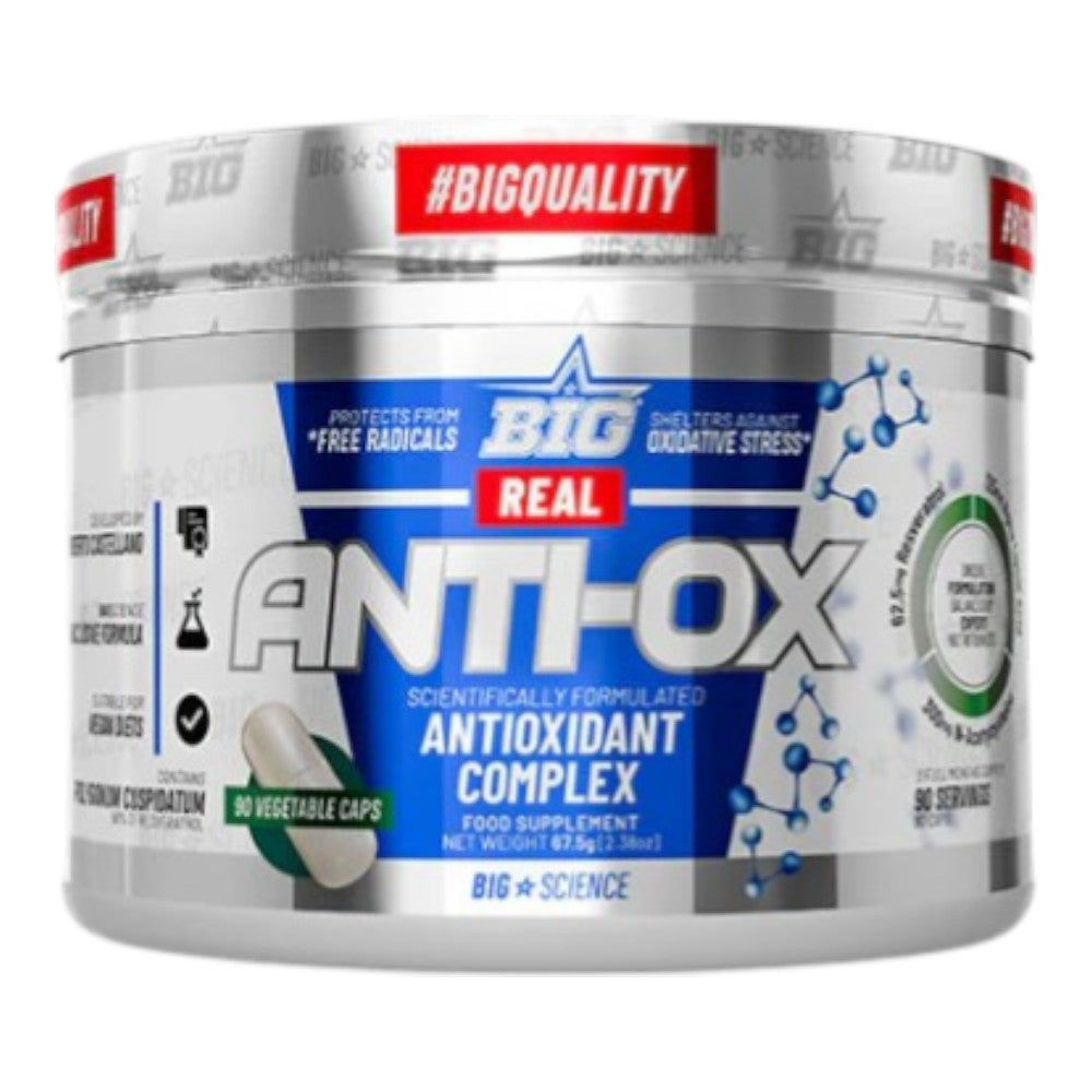 Real Anti-ox - 90 Cápsulas Vegetales - Antioxidantes - Big_0