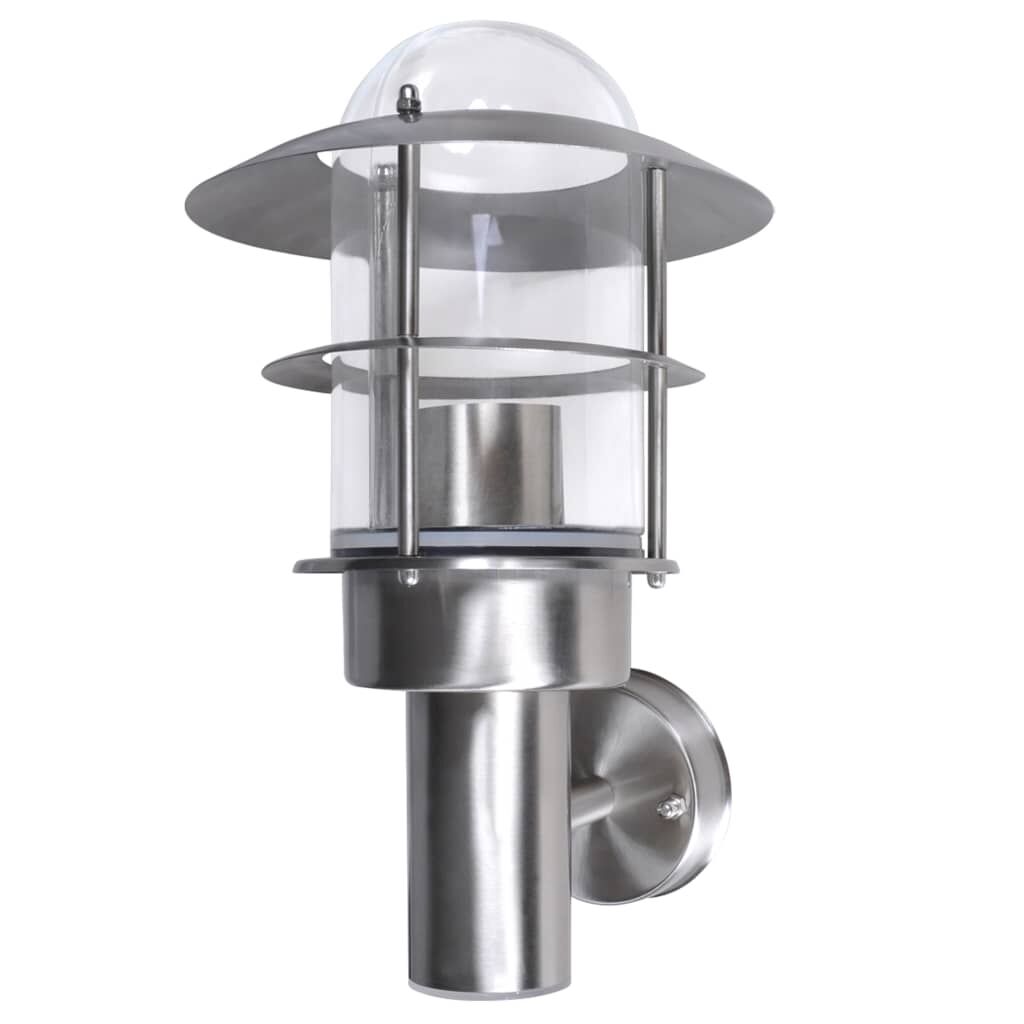 Vidaxl Lámpara De Pared De Exterior De Acero Inoxidable_0